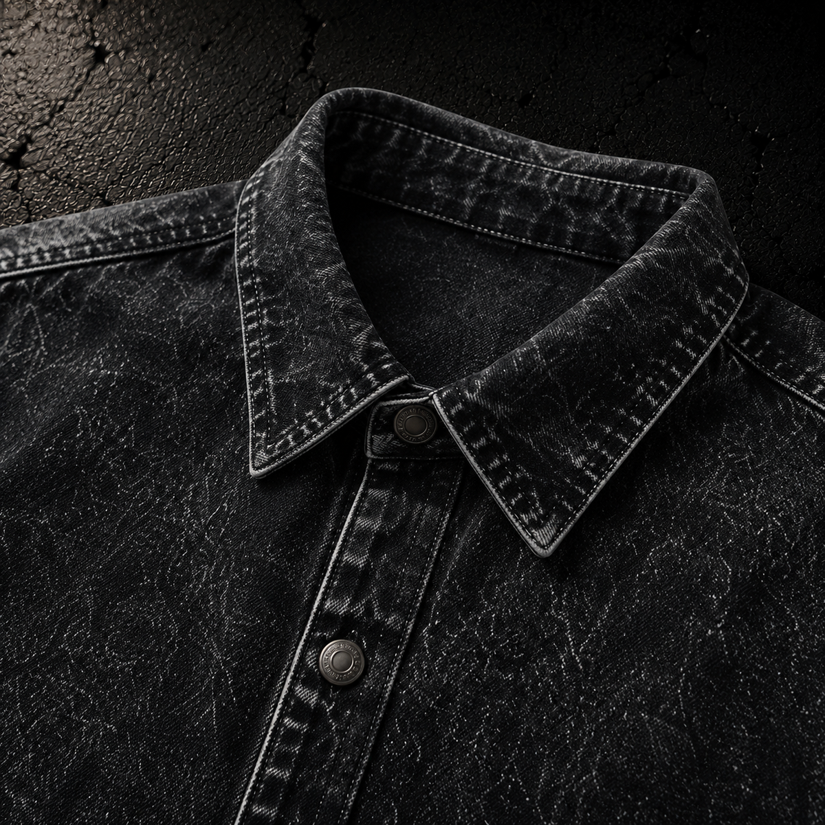 KUMAN // SLATE SHORT SLEEVE BUTTON UP