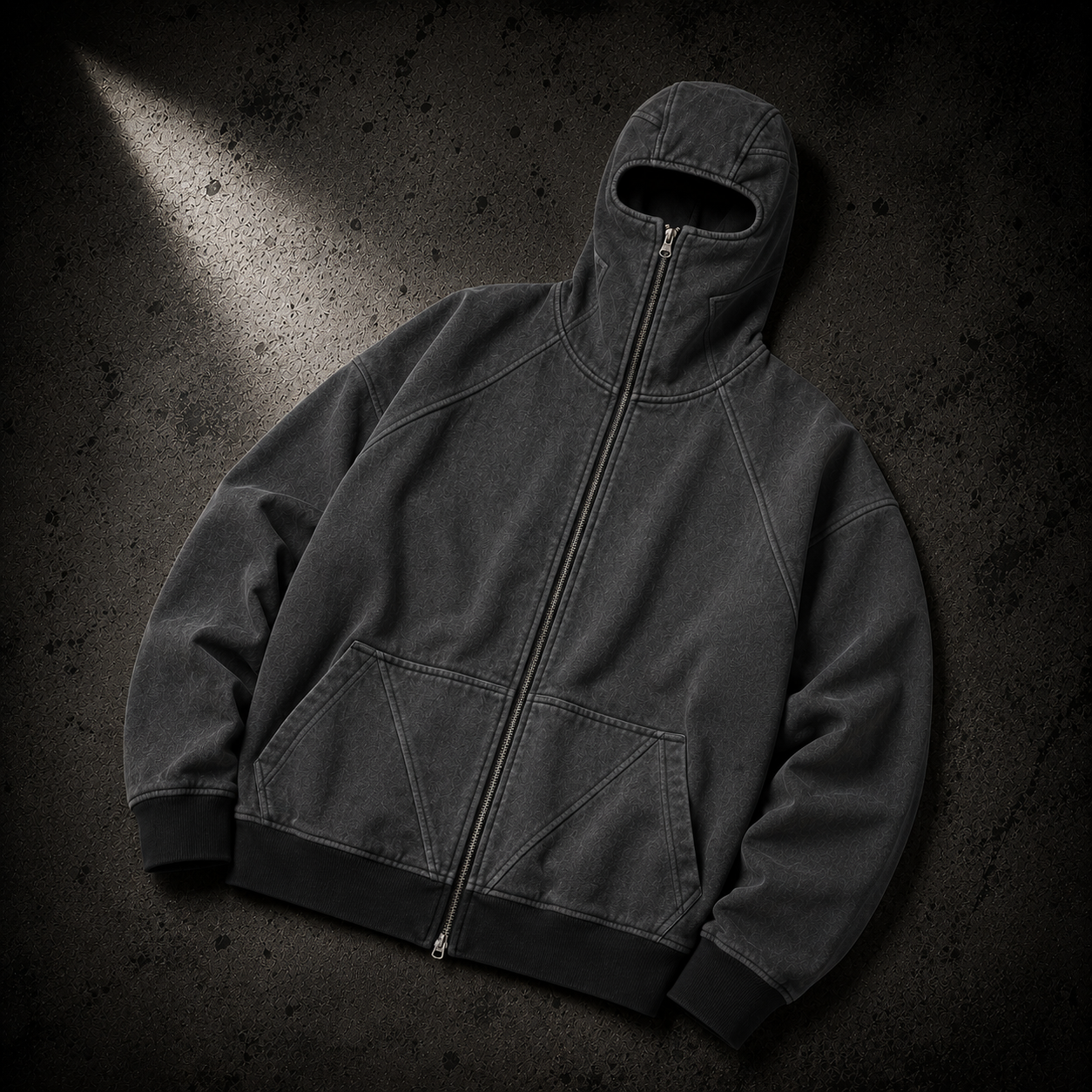 KUMAN // SHADOW VEIL ZIP HOODIE