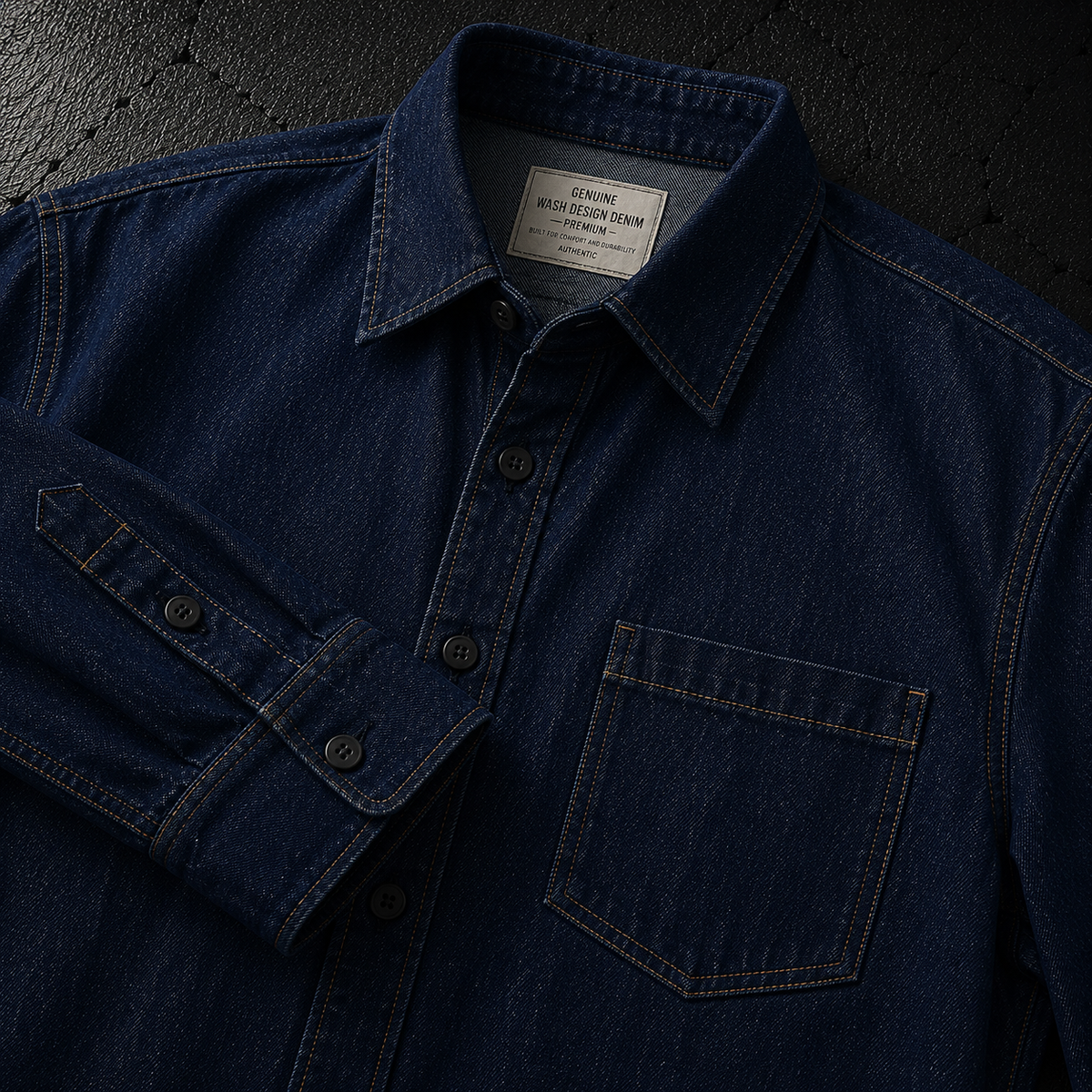 KUMAN // PILLAR LONG SLEEVE BUTTON UP