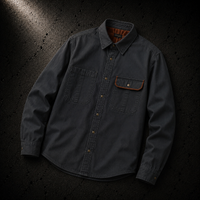 KUMAN // FOUNDRY LONG SLEEVE BUTTON UP