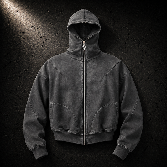 KUMAN // SHADOWLINE ZIP HOODIE