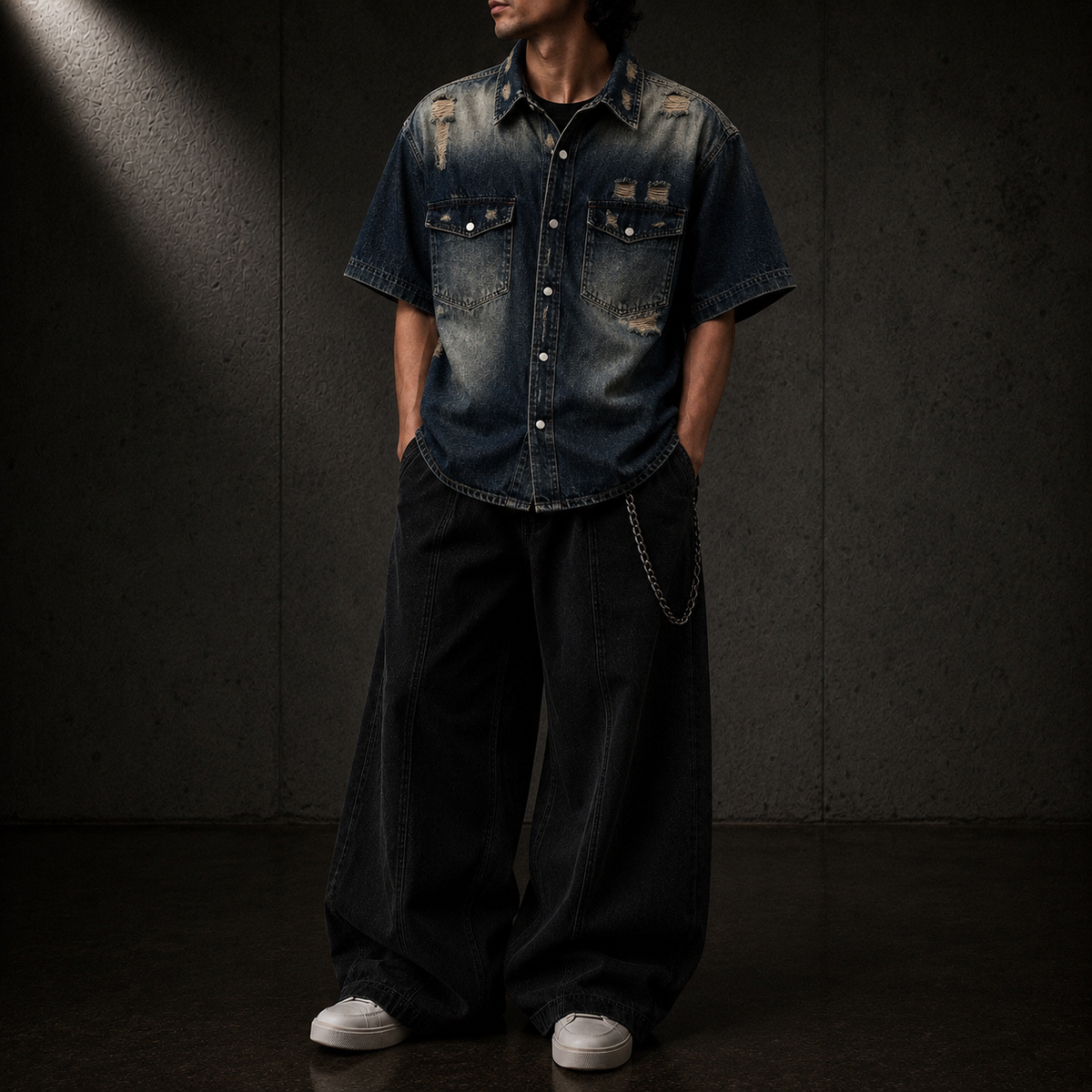 KUMAN // RELIC SHORT SLEEVE BUTTON UP