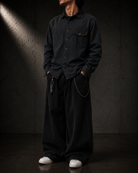 KUMAN // FOUNDRY LONG SLEEVE BUTTON UP