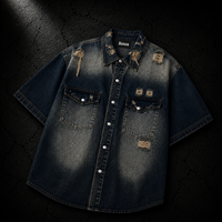 KUMAN // RELIC SHORT SLEEVE BUTTON UP