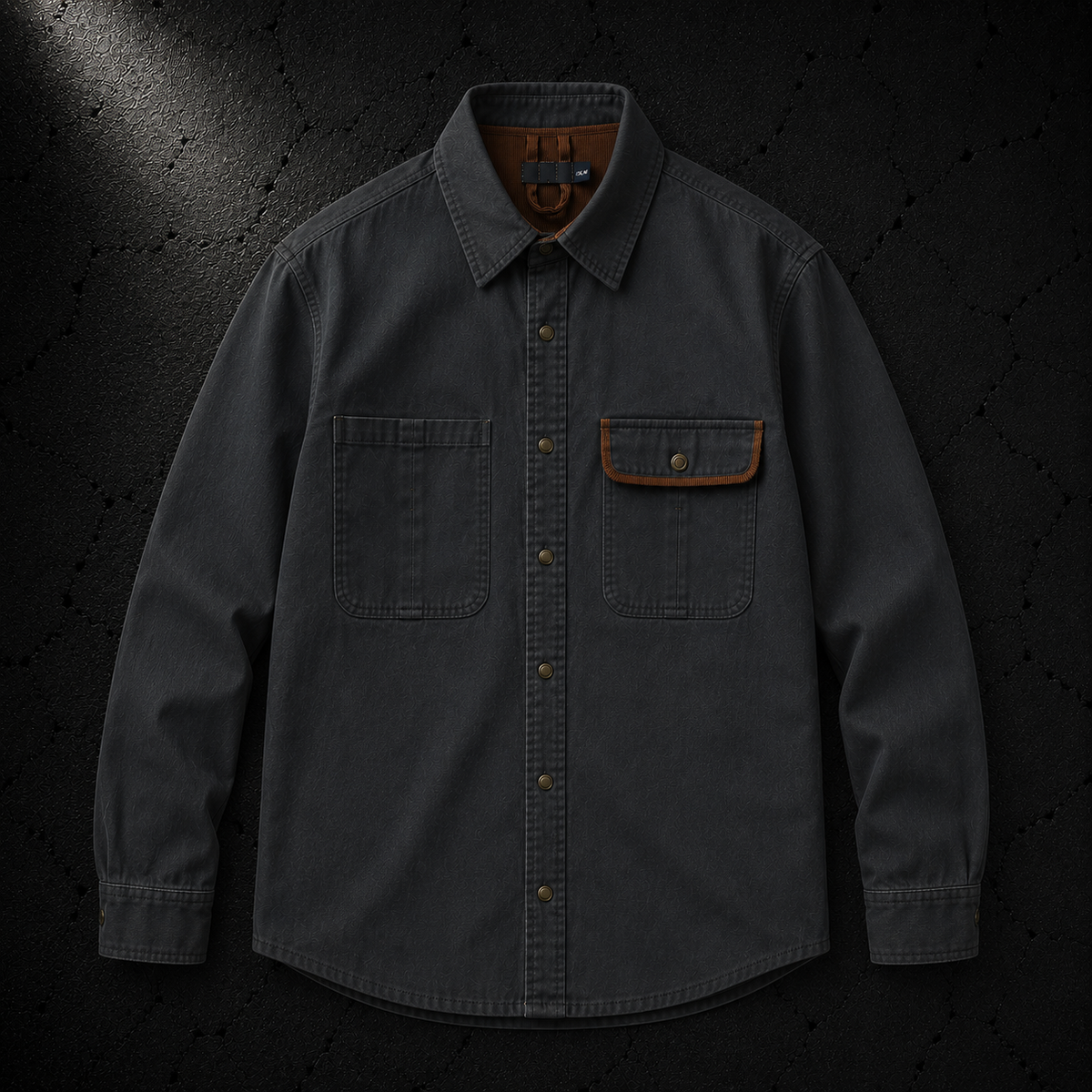 KUMAN // FOUNDRY LONG SLEEVE BUTTON UP