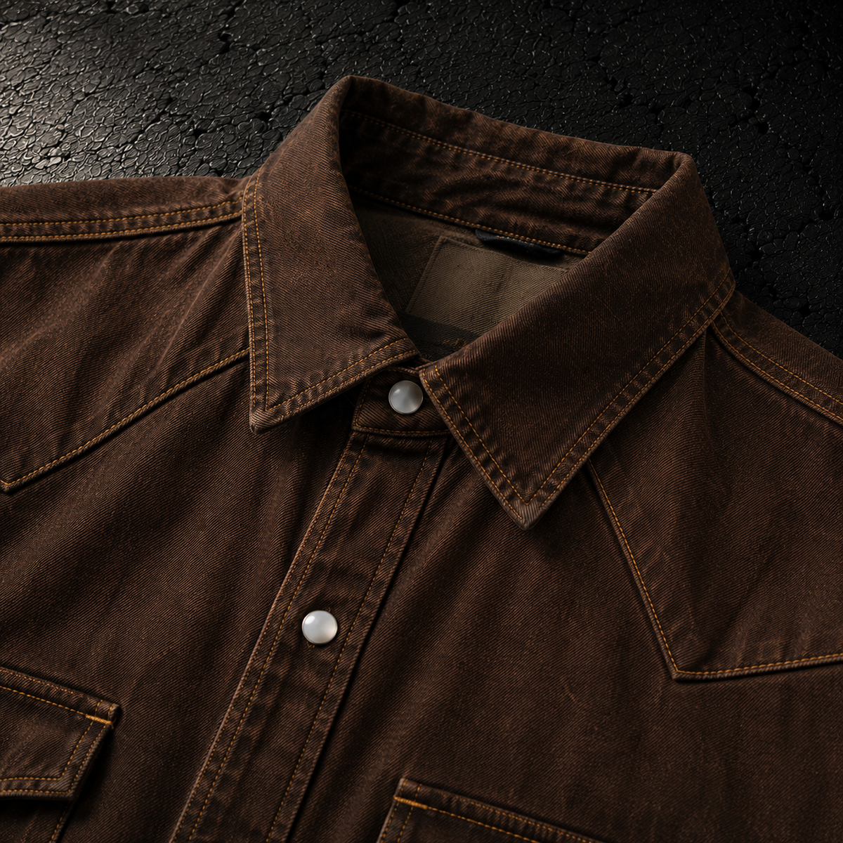 KUMAN // OUTLAW LONG SLEEVE BUTTON UP
