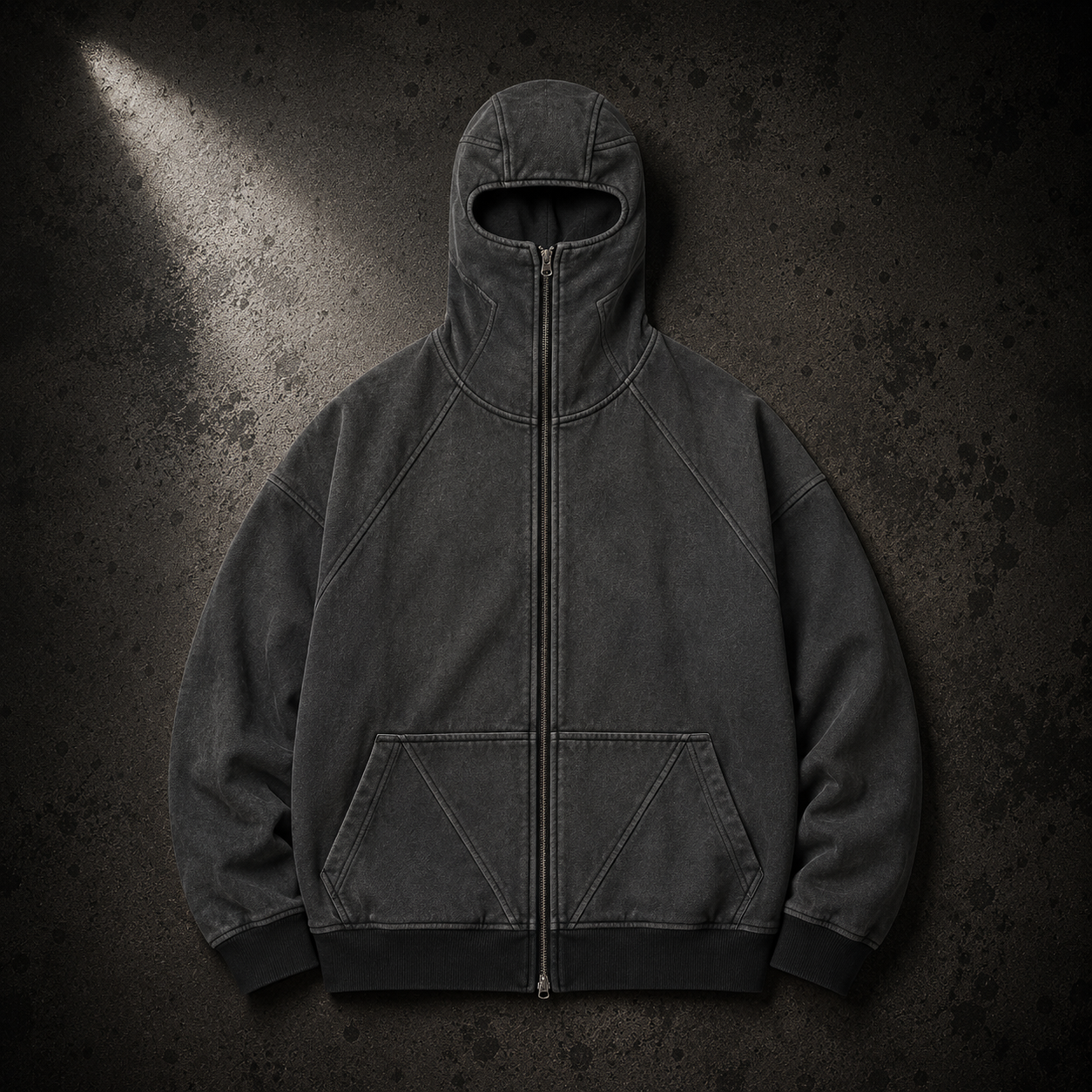 KUMAN // SHADOW VEIL ZIP HOODIE