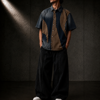 KUMAN // NORTHBOUND SHORT SLEEVE BUTTON UP