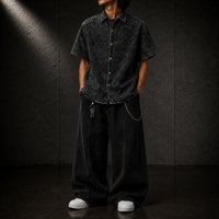 KUMAN // SLATE SHORT SLEEVE BUTTON UP