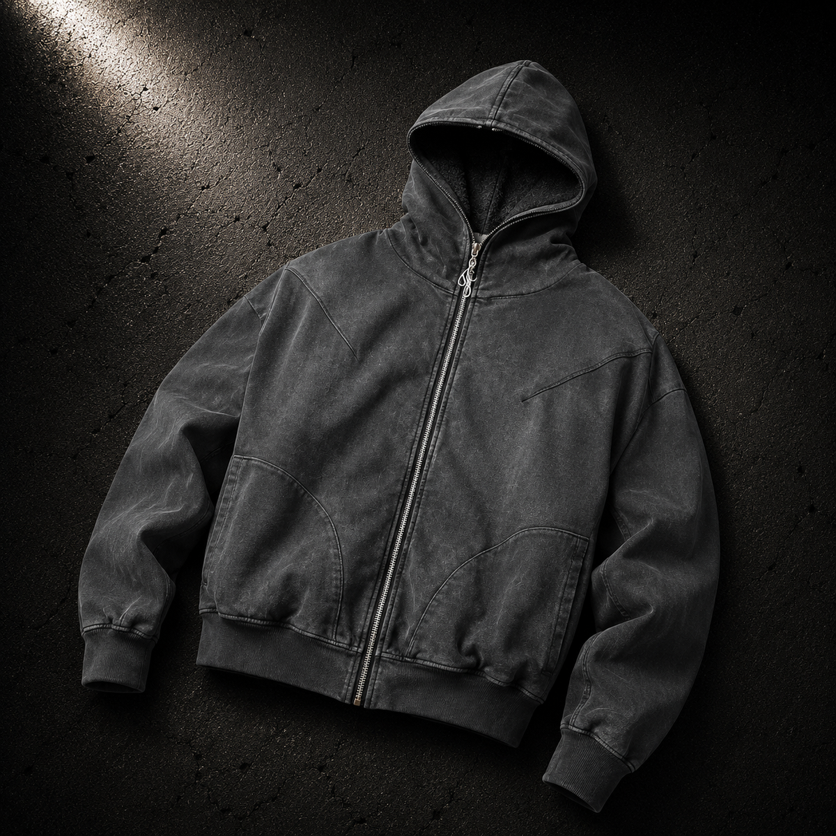 KUMAN // SHADOWLINE ZIP HOODIE