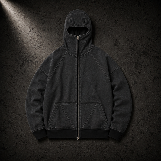 KUMAN // SHADOW VEIL ZIP HOODIE