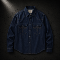 KUMAN // FRONTER LONG SLEEVE BUTTON UP