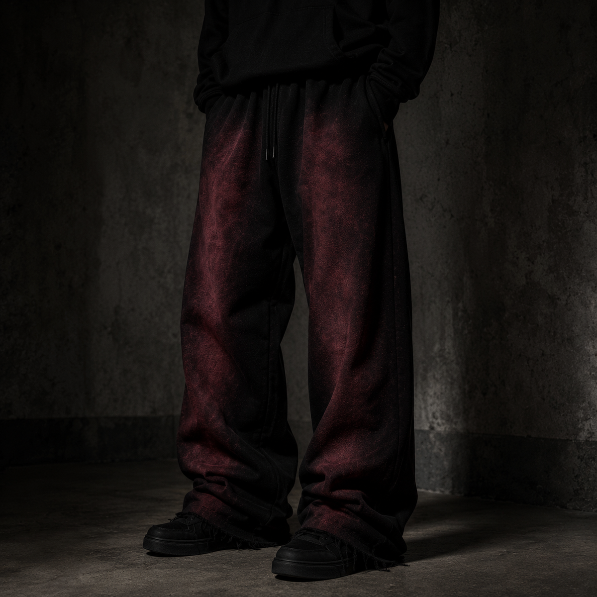KUMAN // CRIMSON FADE PANTS