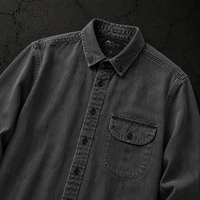 KUMAN // ASHEN LONG SLEEVE BUTTON UP