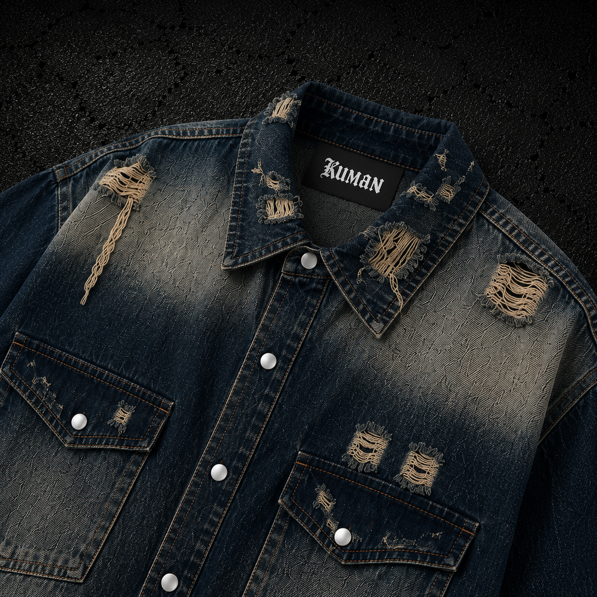 KUMAN // RELIC SHORT SLEEVE BUTTON UP