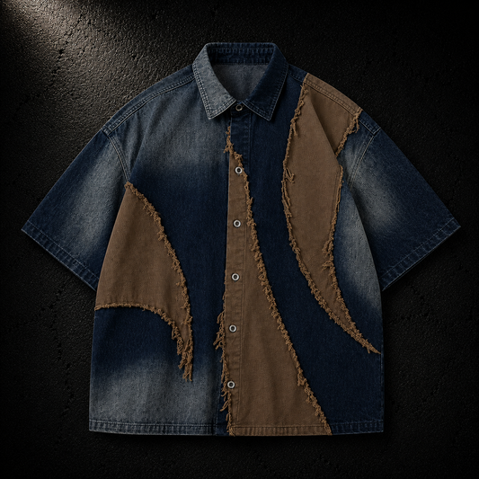 KUMAN // NORTHBOUND SHORT SLEEVE BUTTON UP