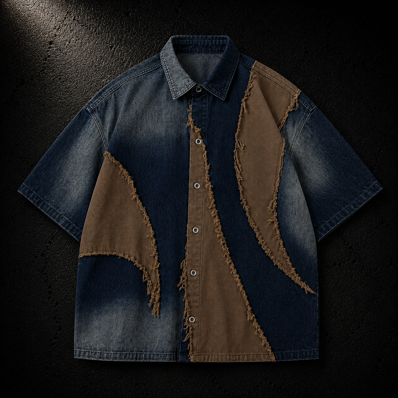 KUMAN // NORTHBOUND SHORT SLEEVE BUTTON UP