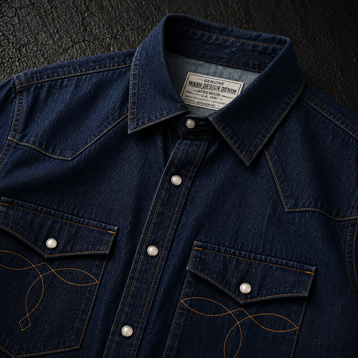 KUMAN // FRONTER LONG SLEEVE BUTTON UP