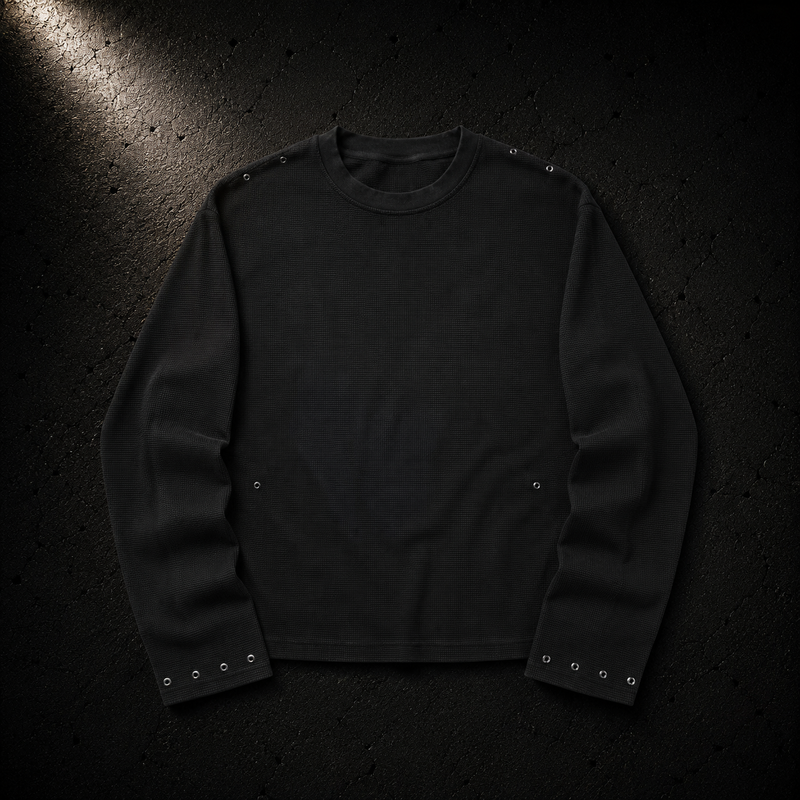 KUMAN // REVENANT LONG SLEEVE CREW NECK T SHIRT